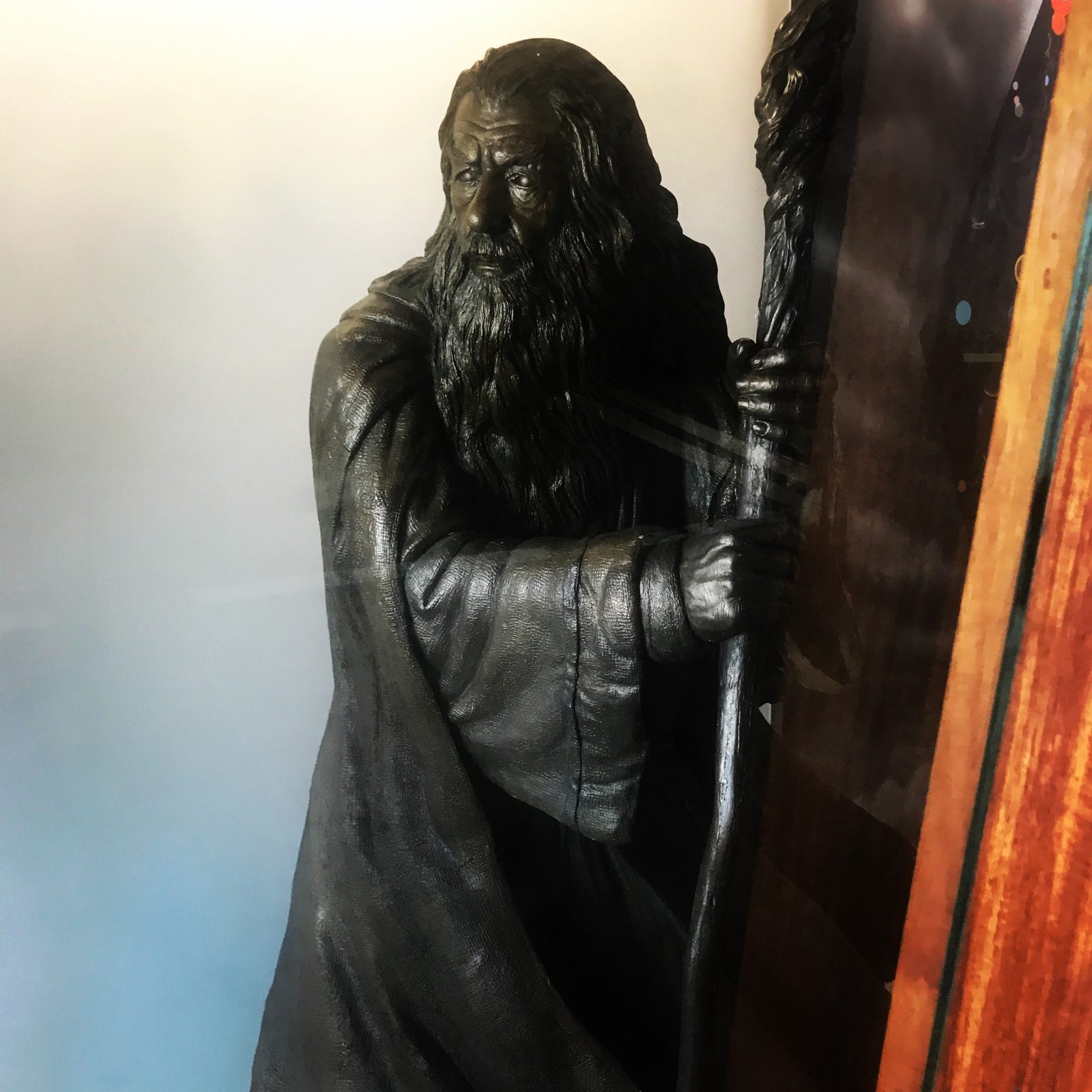 A Gandalf statue at Weta