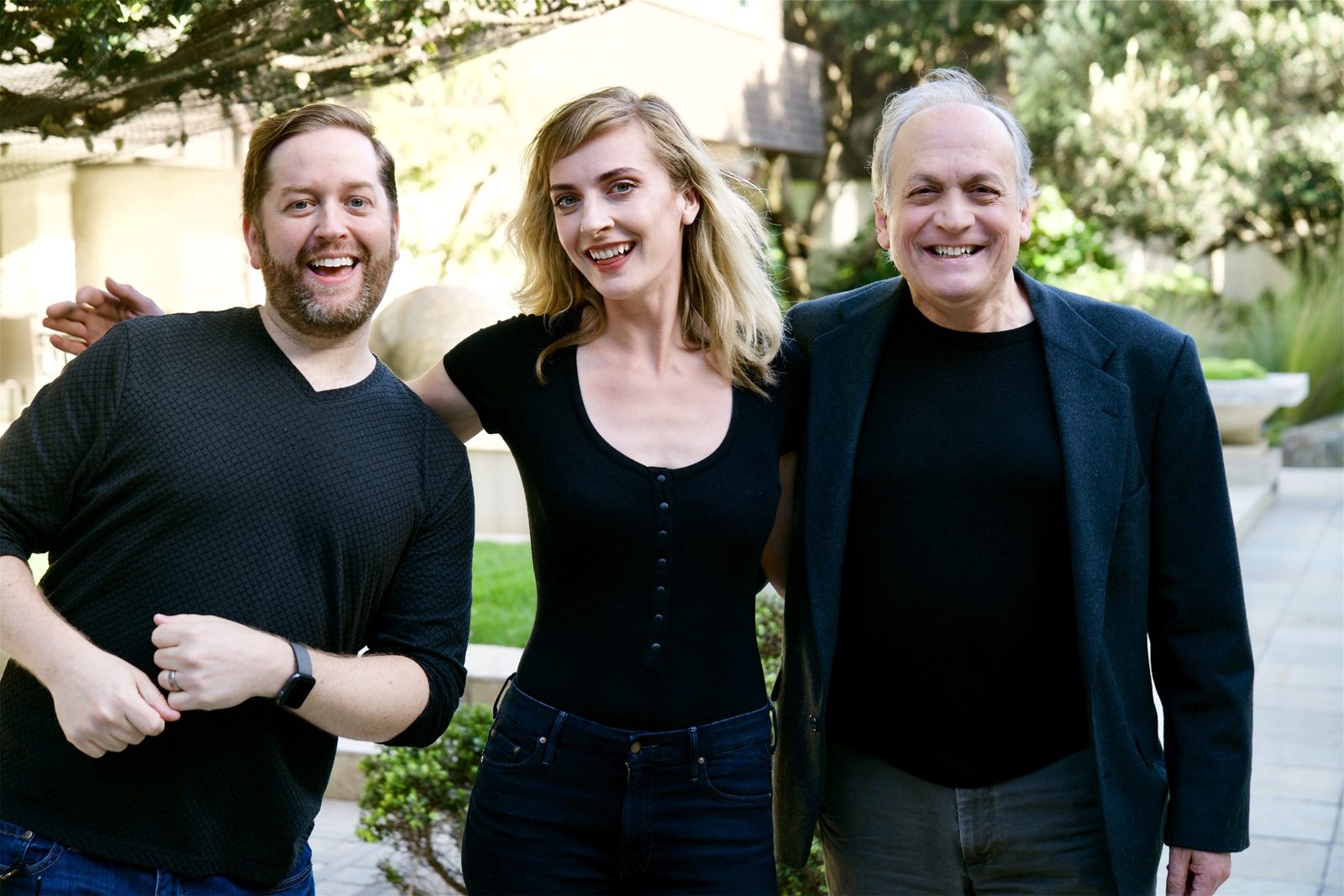 John Davidson with Emily Riedel and Joe Letteri