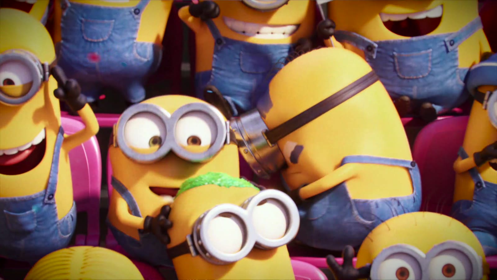 A crowd of Minions