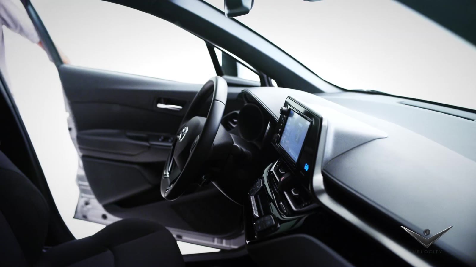 Alex Vega in the C-HR cabin